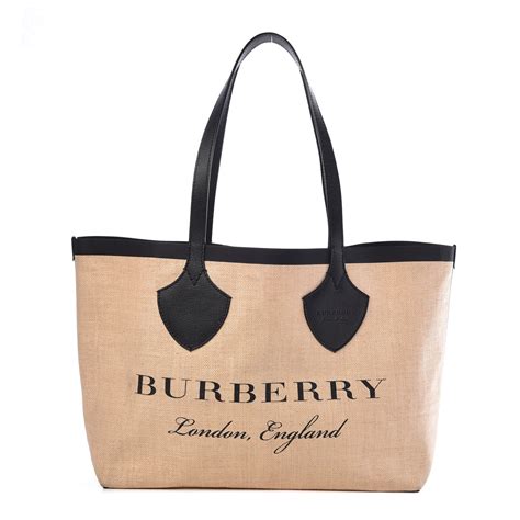 burberry jute tote|Burberry tote bag.